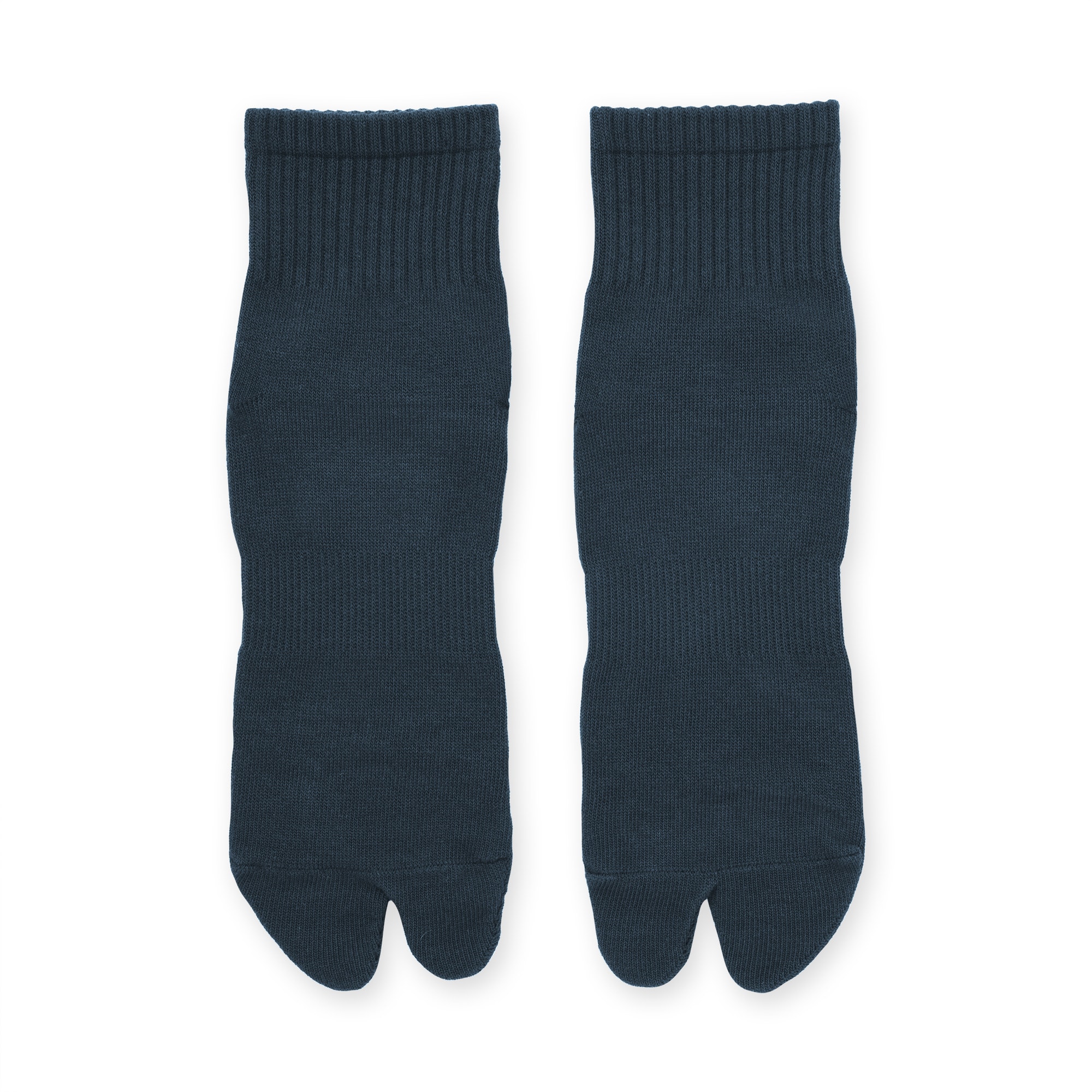 紳士　足なり直角　たび型ショート丈靴下