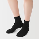 紳士　足なり直角　ショート丈靴下（４足組）