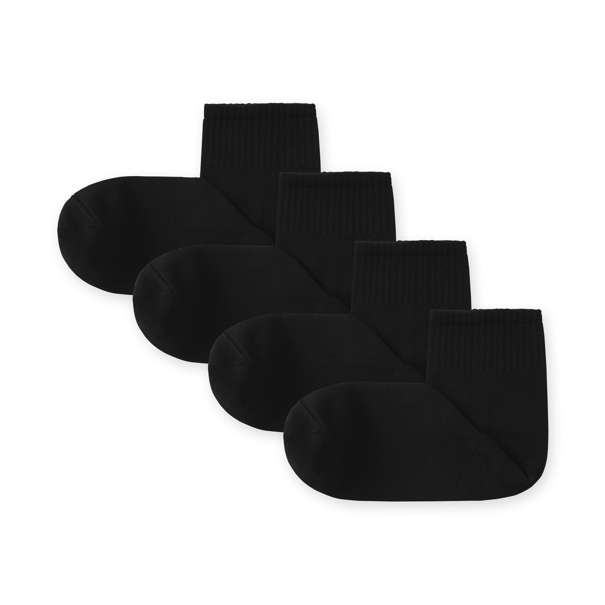 紳士　足なり直角　ショート丈靴下（４足組）