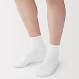 紳士　足なり直角　さらっと綿　ショート丈靴下