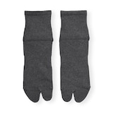 紳士　足なり直角　たび型ショート丈靴下　※再生コットン