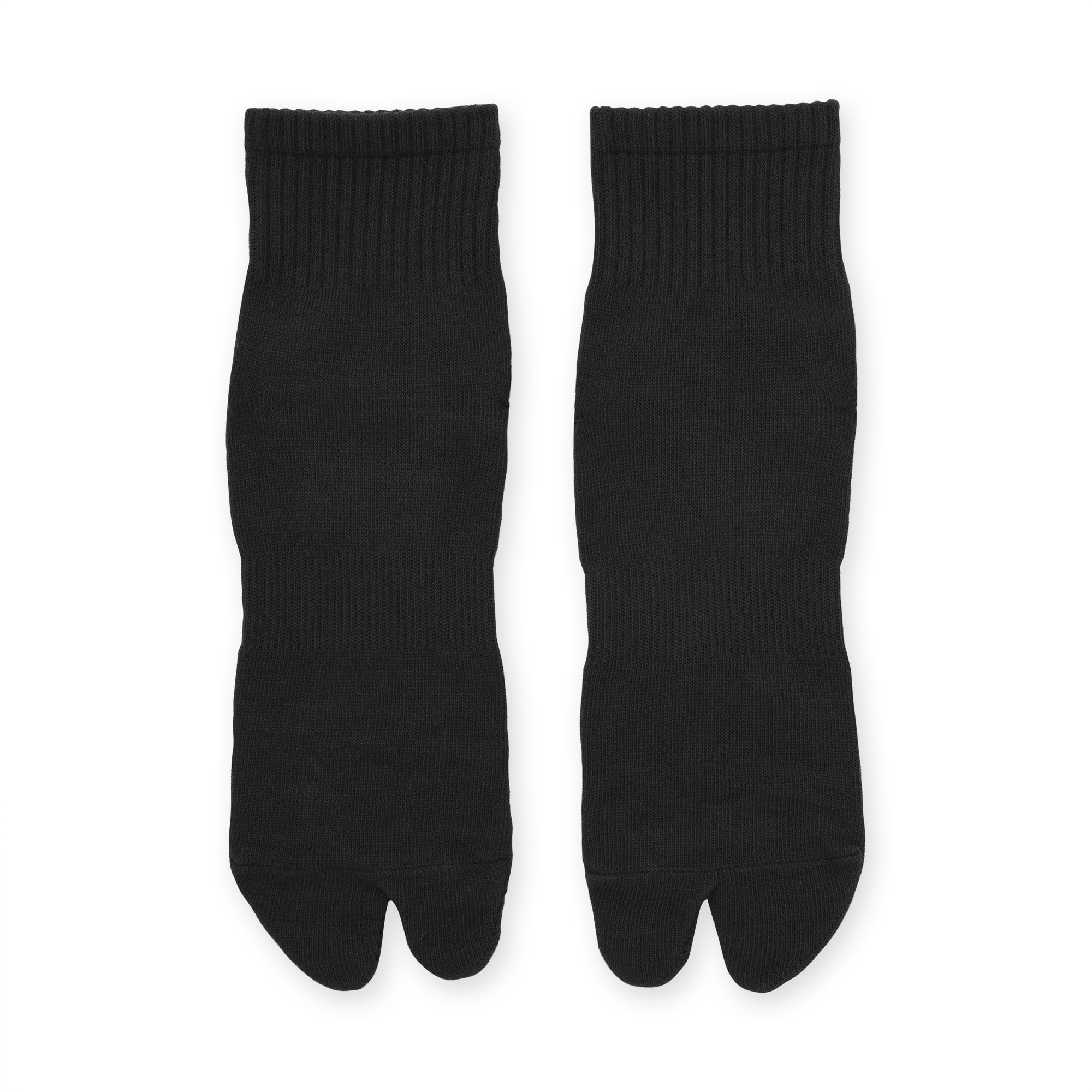 紳士　足なり直角　たび型ショート丈靴下　※再生コットン