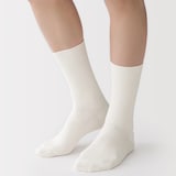 紳士　足なり直角　ズレ落ちにくいリブ編み靴下