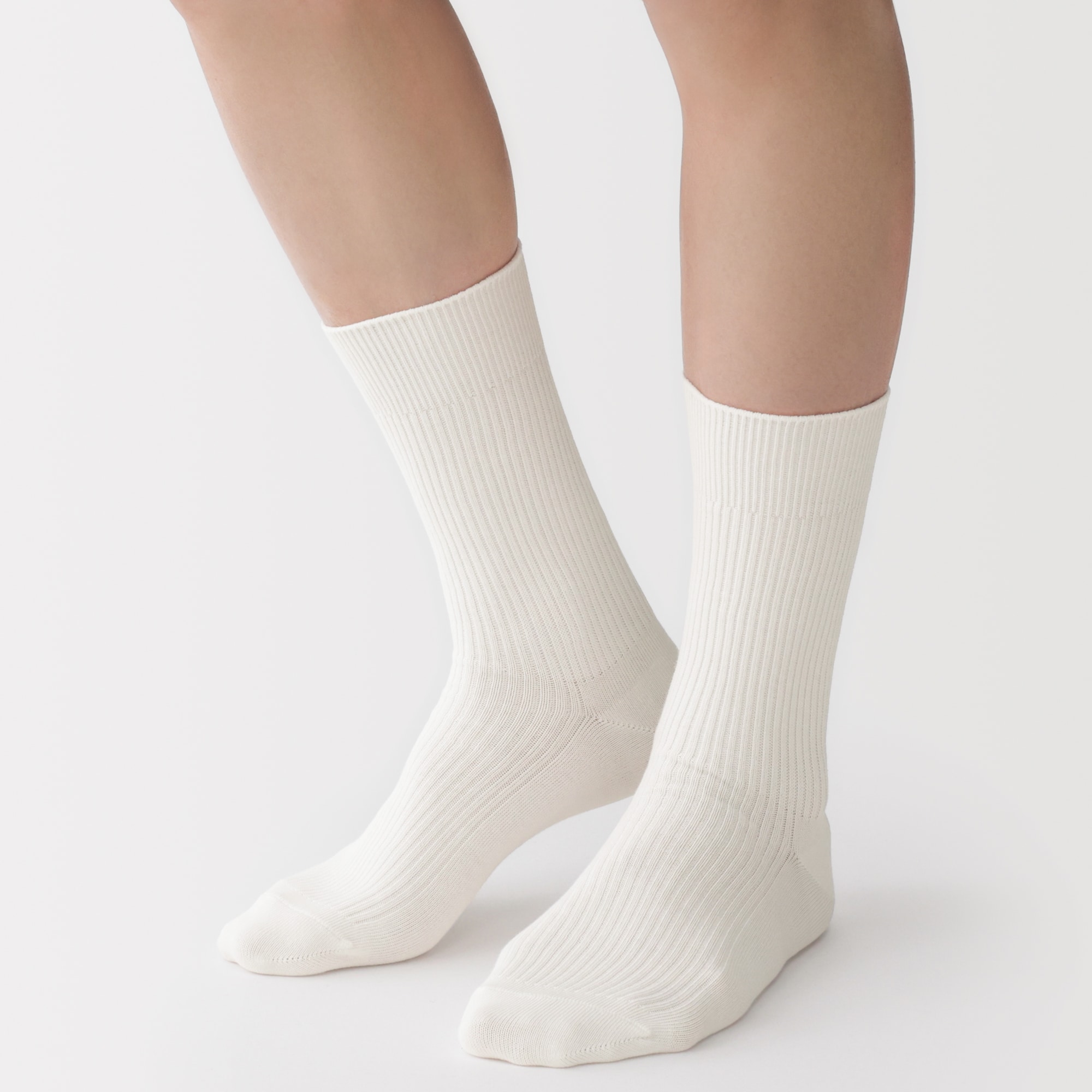 紳士　足なり直角　ズレ落ちにくいリブ編み靴下