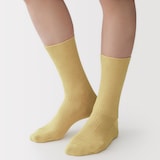 紳士　足なり直角　ズレ落ちにくいリブ編み靴下