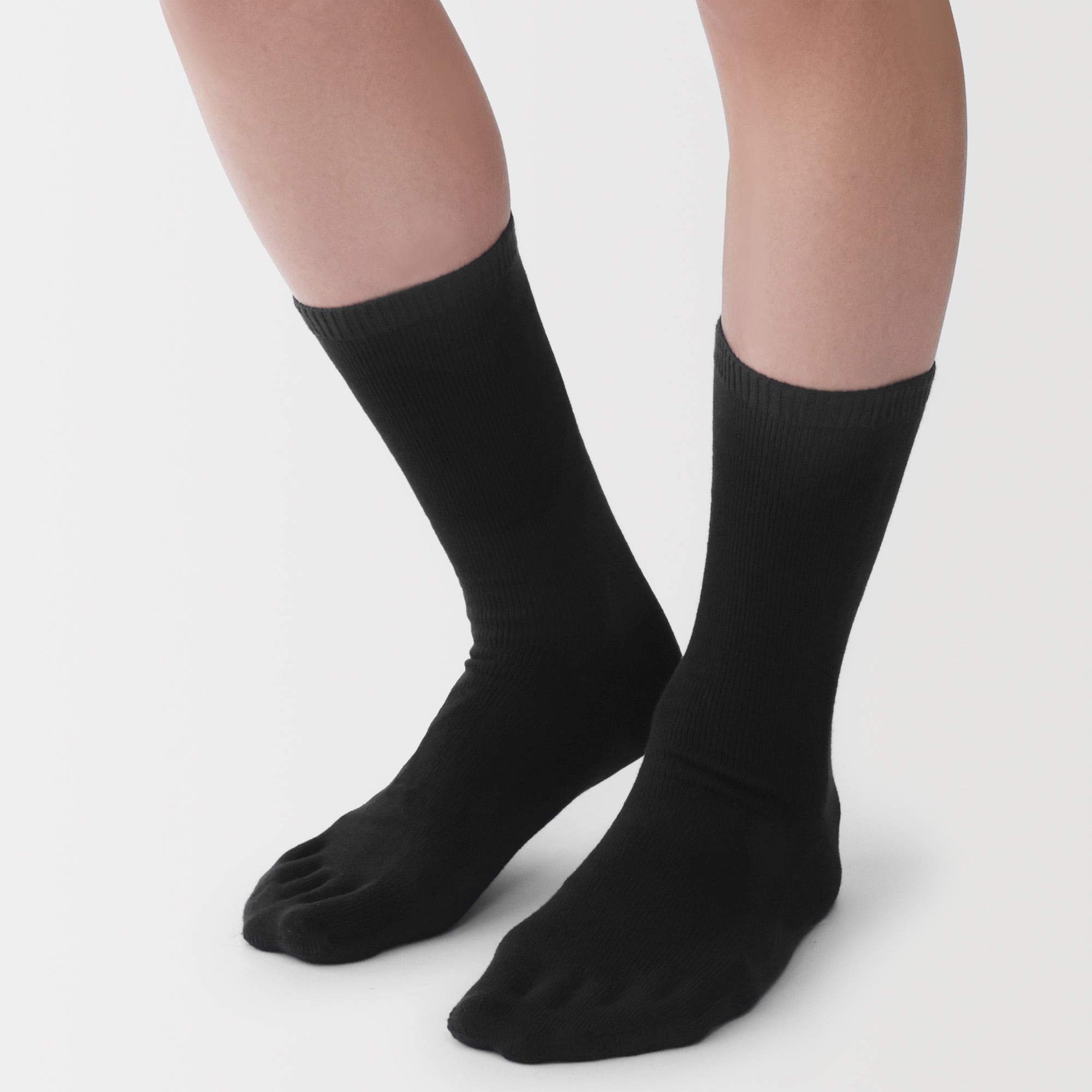 紳士　足なり直角　隠れ５本指靴下