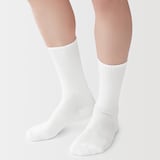 紳士　足なり直角　パイル編み　靴下