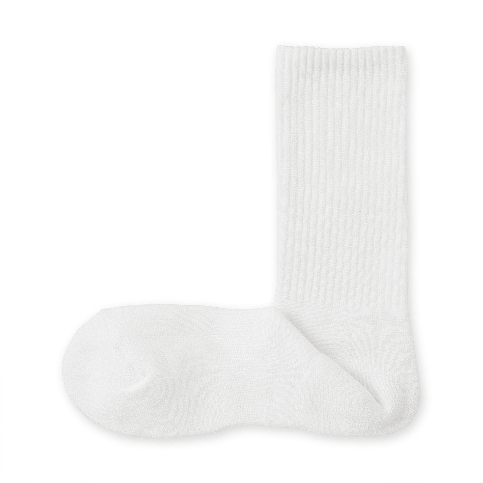 紳士　足なり直角　パイル編み　靴下