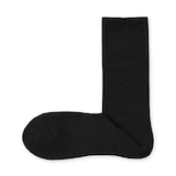 紳士　足なり直角　パイル編み　靴下