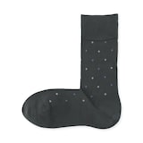 紳士　足なり直角　ダイヤドット柄ビジネス靴下