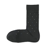 紳士　足なり直角　ダイヤドット柄ビジネス靴下