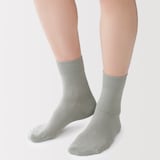 紳士　足なり直角　さらっと綿　ショート丈ビジネス靴下