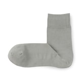 紳士　足なり直角　さらっと綿　ショート丈ビジネス靴下