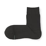 紳士　足なり直角　さらっと綿　ショート丈ビジネス靴下（ストライプ柄）