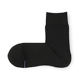 紳士　足なり直角　さらっと綿　ショート丈ビジネス靴下（ストライプ柄）