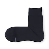 紳士　足なり直角　さらっと綿　ショート丈ビジネス靴下（ストライプ柄）