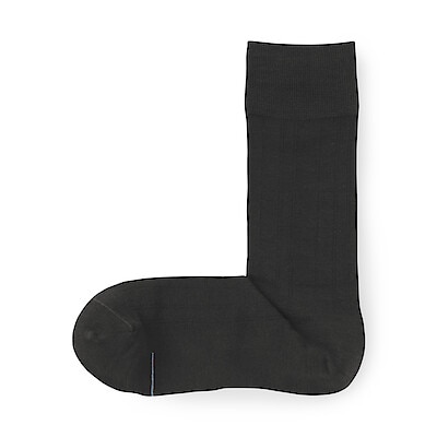 【２月下旬発売予定】紳士　足なり直角　さらっと綿　ビジネス靴下
