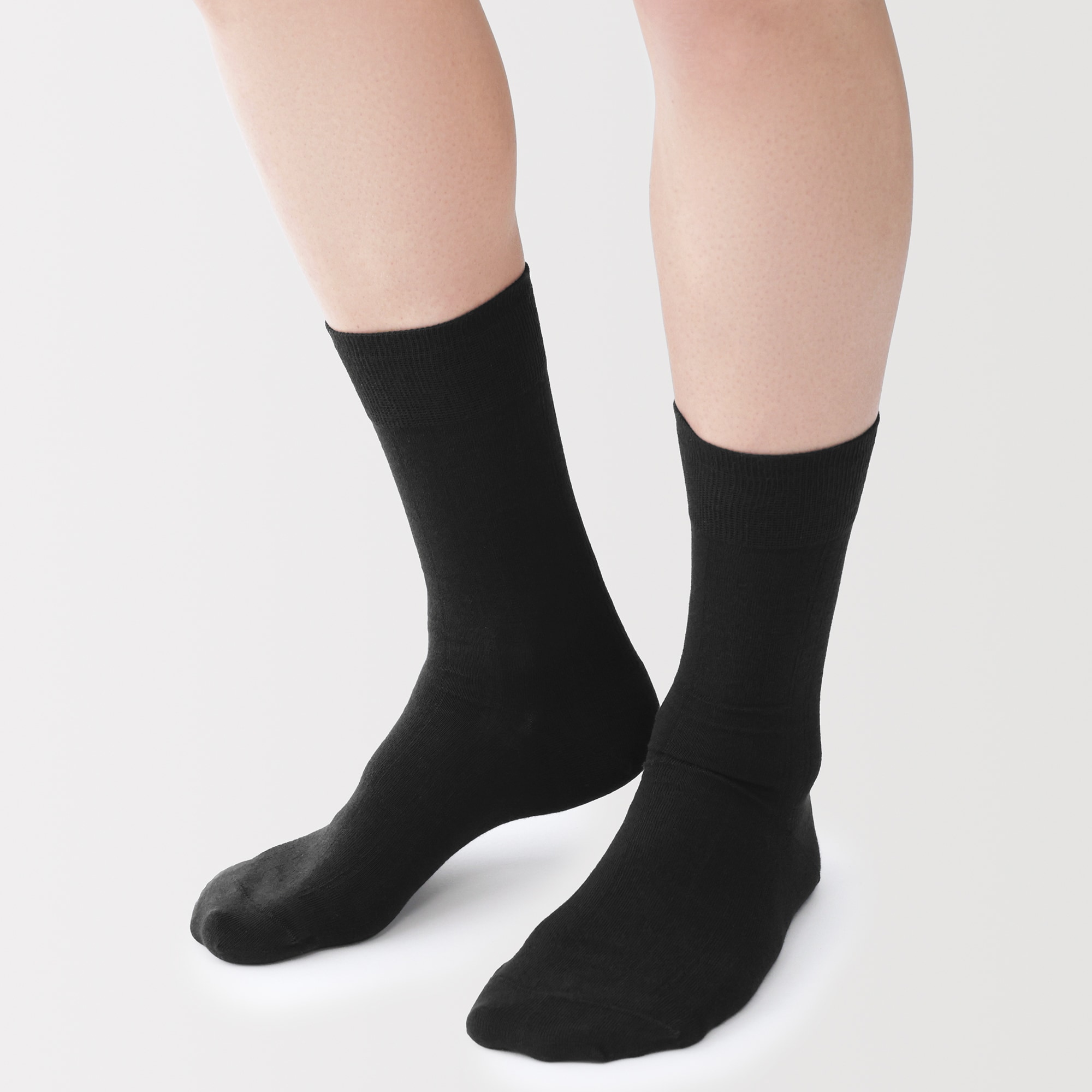 紳士　足なり直角　さらっと綿　ビジネス靴下