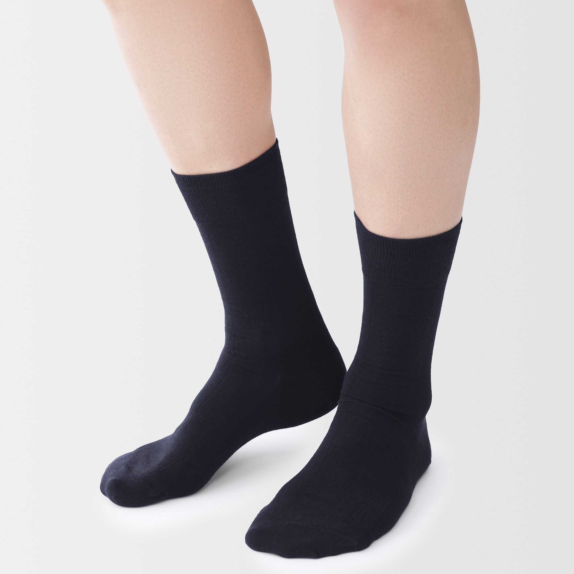 紳士　足なり直角　さらっと綿　ビジネス靴下