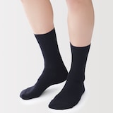 紳士　足なり直角　さらっと綿　ビジネス靴下