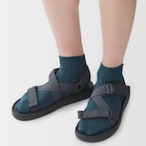 紳士　足なり直角　アンクル丈スニーカーイン