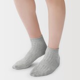 紳士　足なり直角　アンクル丈スニーカーイン