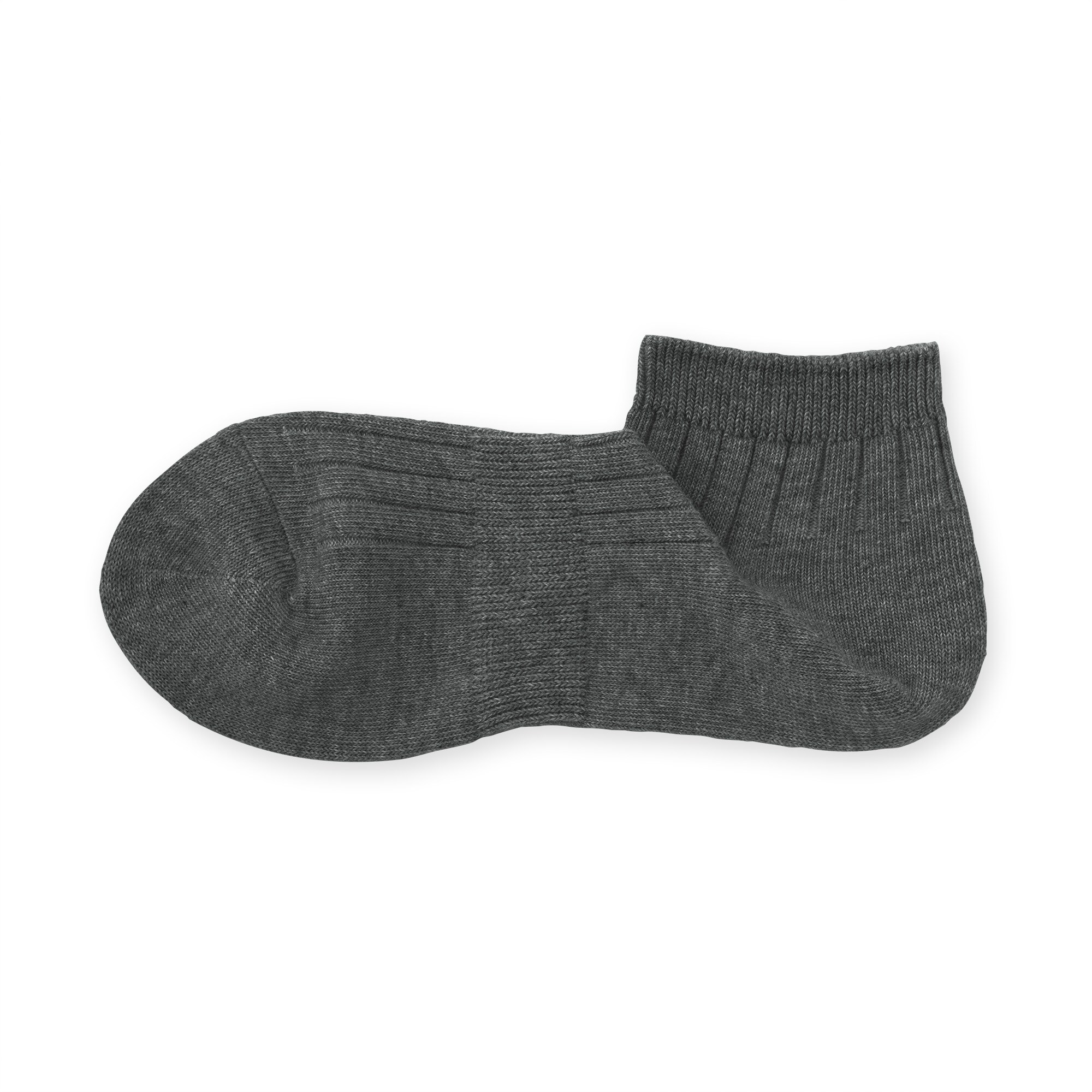 紳士　足なり直角　アンクル丈スニーカーイン