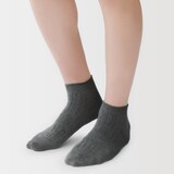 紳士　足なり直角　アンクル丈スニーカーイン