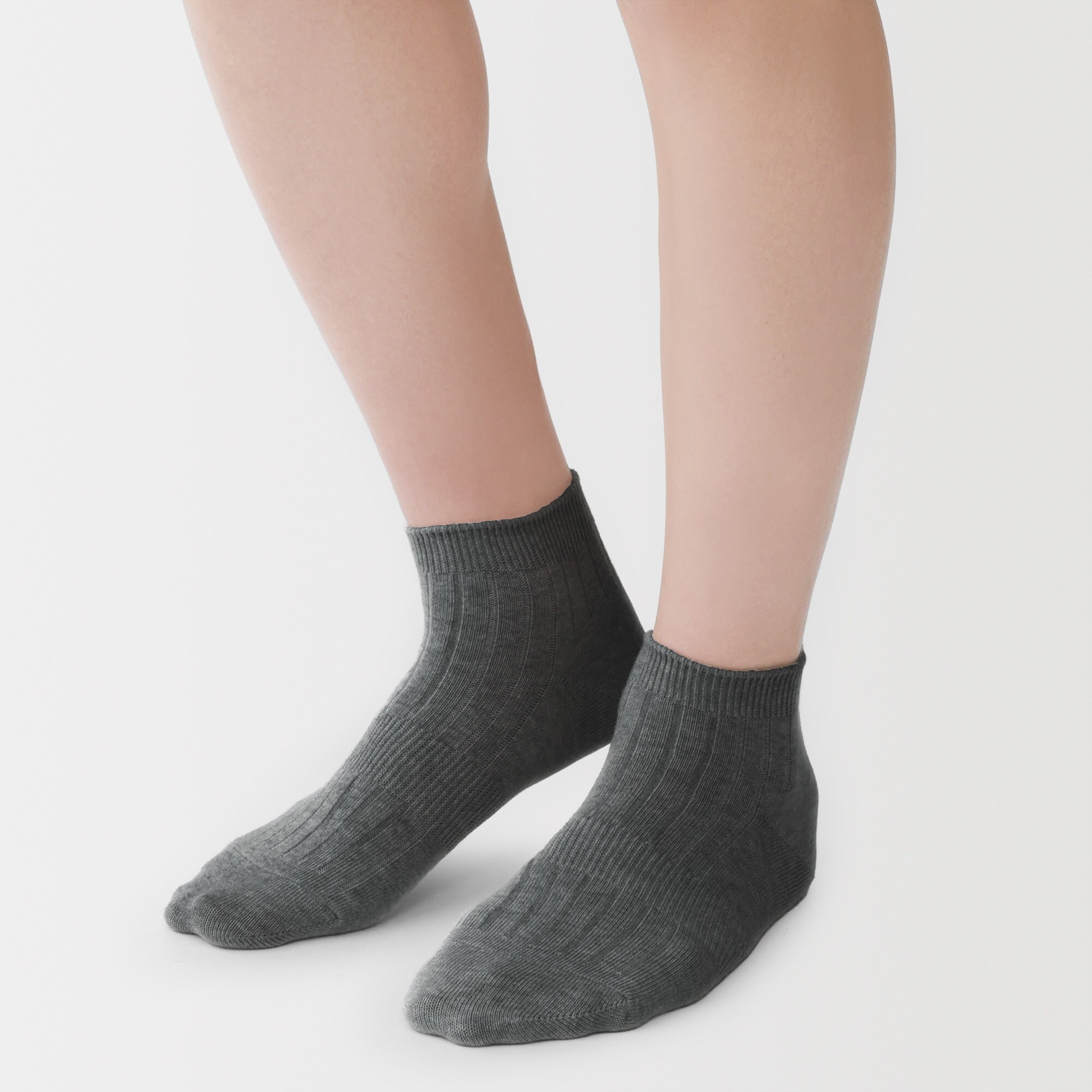 紳士　足なり直角　アンクル丈スニーカーイン