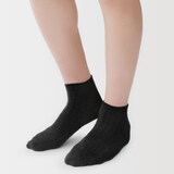 紳士　足なり直角　アンクル丈スニーカーイン