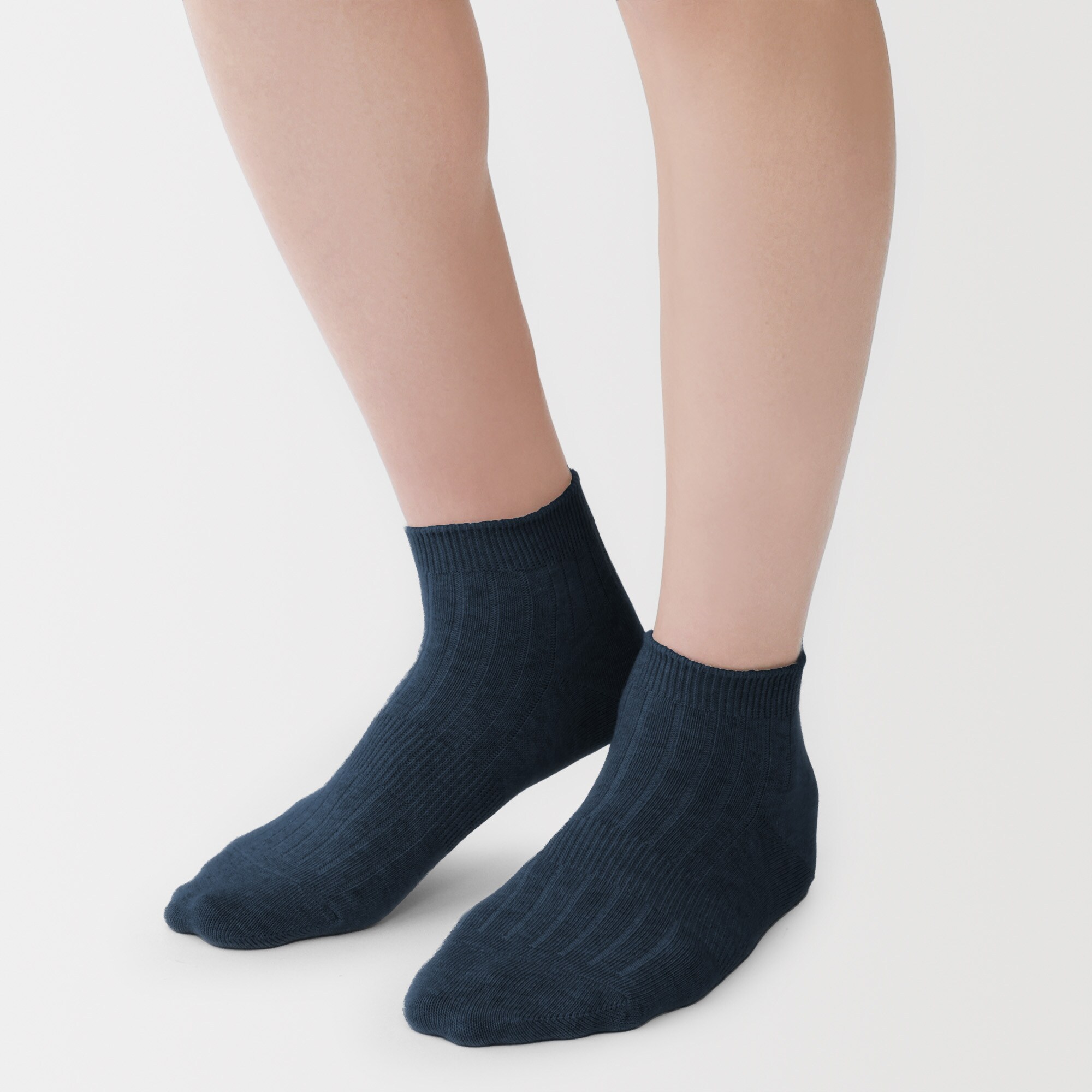 紳士　足なり直角　アンクル丈スニーカーイン