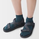 紳士　足なり直角　アンクル丈スニーカーイン