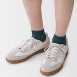 紳士　足なり直角　アンクル丈スニーカーイン