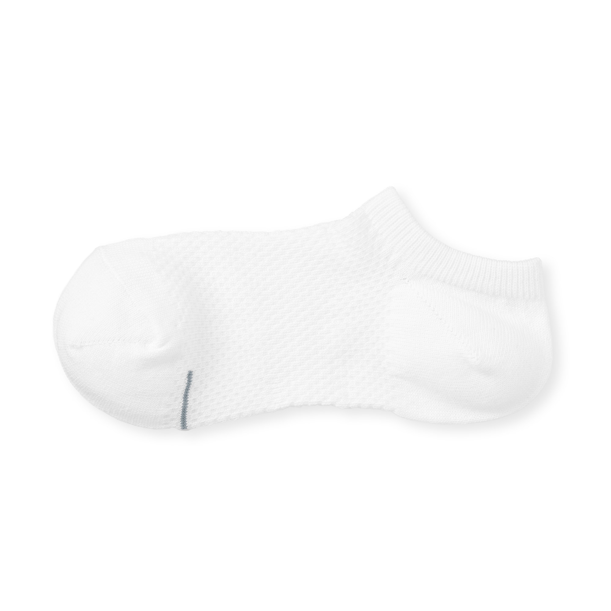 紳士　足なり直角　総メッシュ　さらっと綿　スニーカーイン