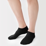 紳士　足なり直角　総メッシュ　さらっと綿　スニーカーイン