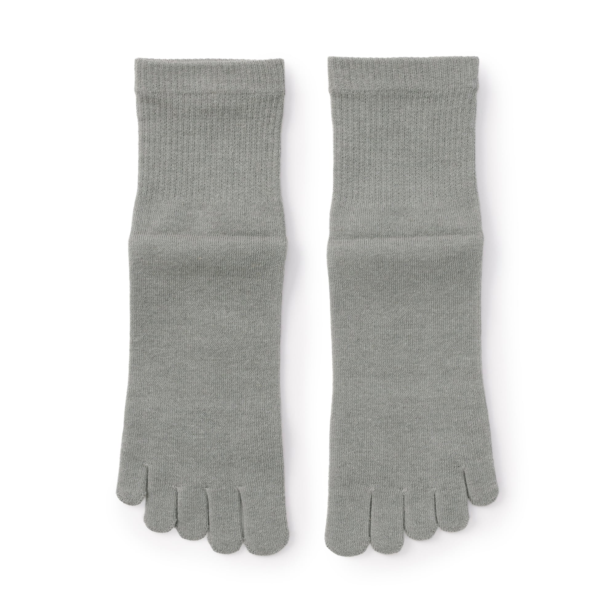 紳士　足なり直角　さらっと綿　ショート丈５本指靴下