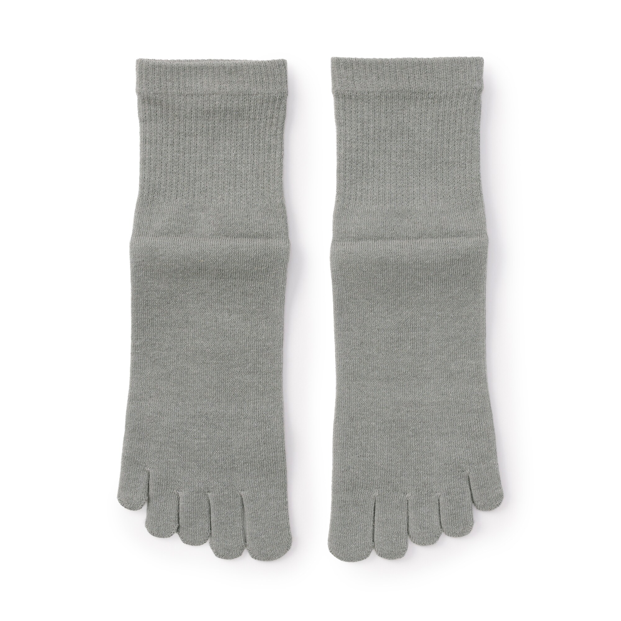 紳士　足なり直角　さらっと綿　ショート丈５本指靴下