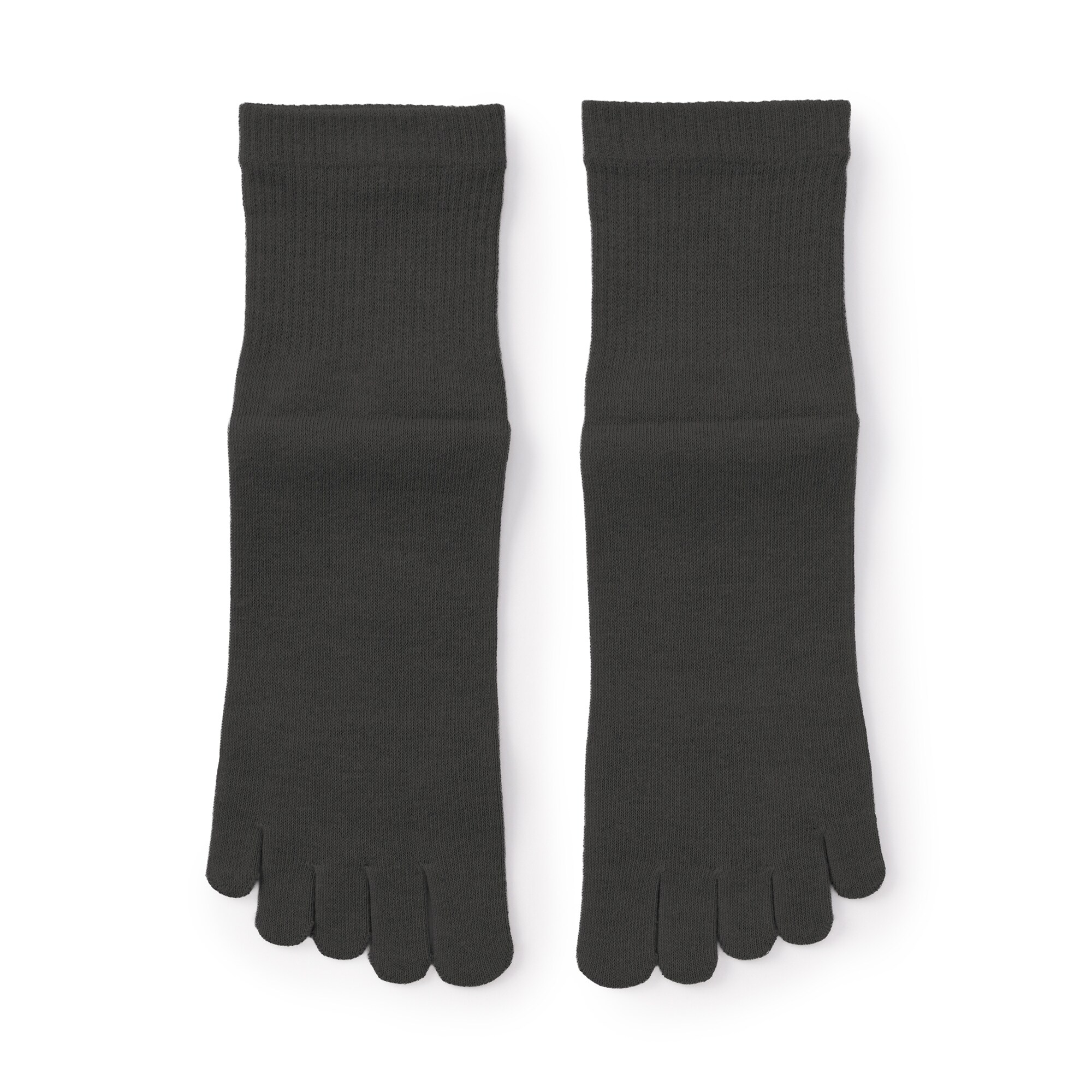 紳士　足なり直角　さらっと綿　ショート丈５本指靴下