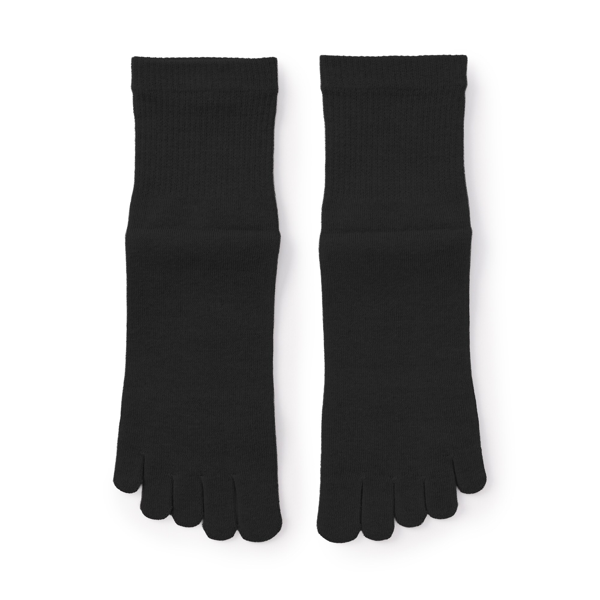 紳士　足なり直角　さらっと綿　ショート丈５本指靴下