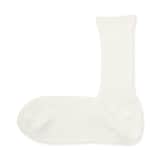 紳士　足なり直角　締め付け感の少ない　ほぼ綿で編んだ　細リブ靴下