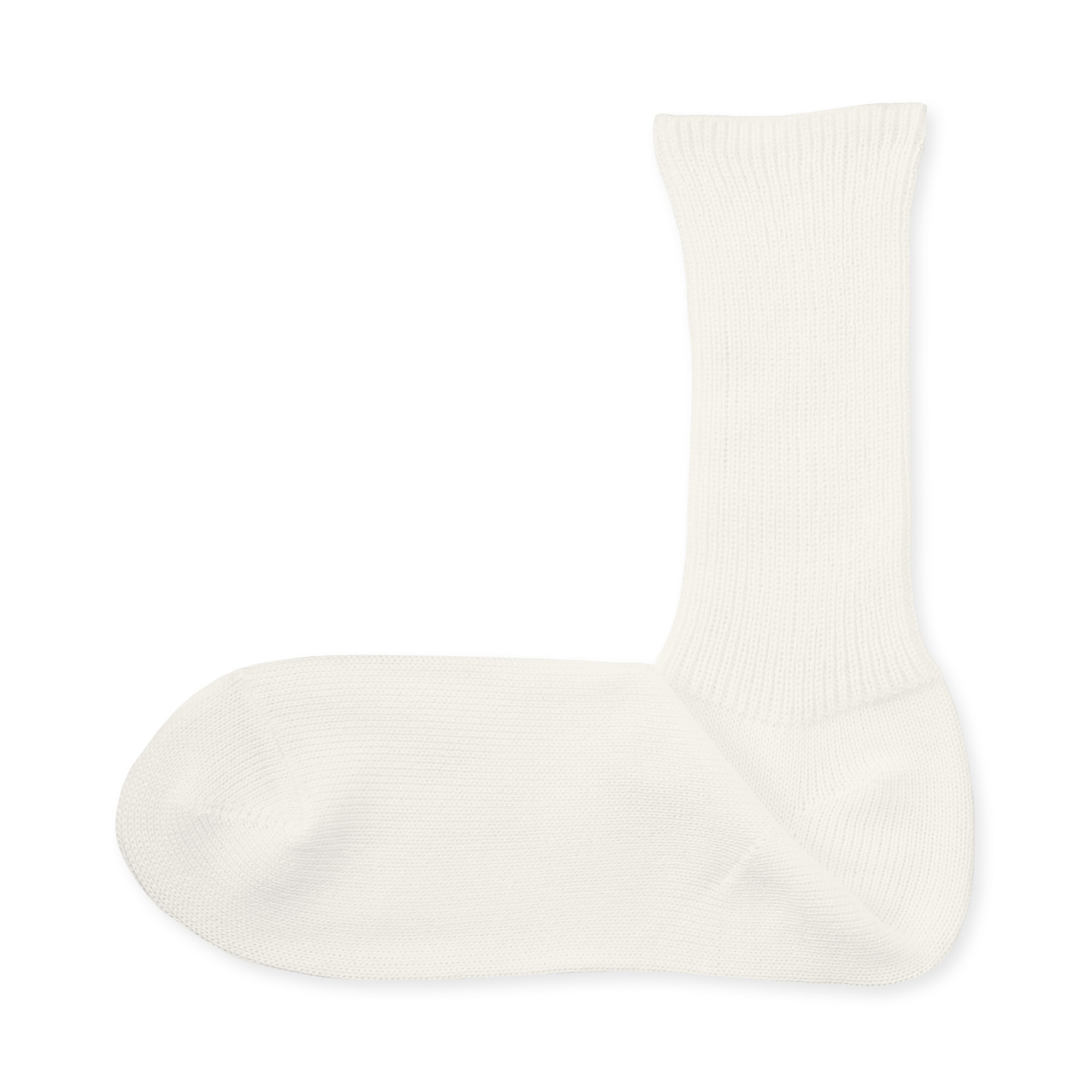 紳士　足なり直角　締め付け感の少ない　ほぼ綿で編んだ　細リブ靴下