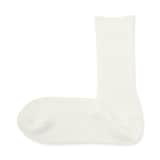 紳士　足なり直角　締め付け感の少ない　ほぼ綿で編んだ　太リブ靴下
