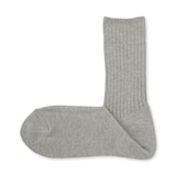 紳士　足なり直角　締め付け感の少ない　ほぼ綿で編んだ　太リブ靴下