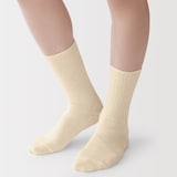 紳士　足なり直角　締め付け感の少ない　ほぼ綿で編んだ　太リブ靴下