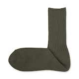 紳士　足なり直角　締め付け感の少ない　ほぼ綿で編んだ　太リブ靴下