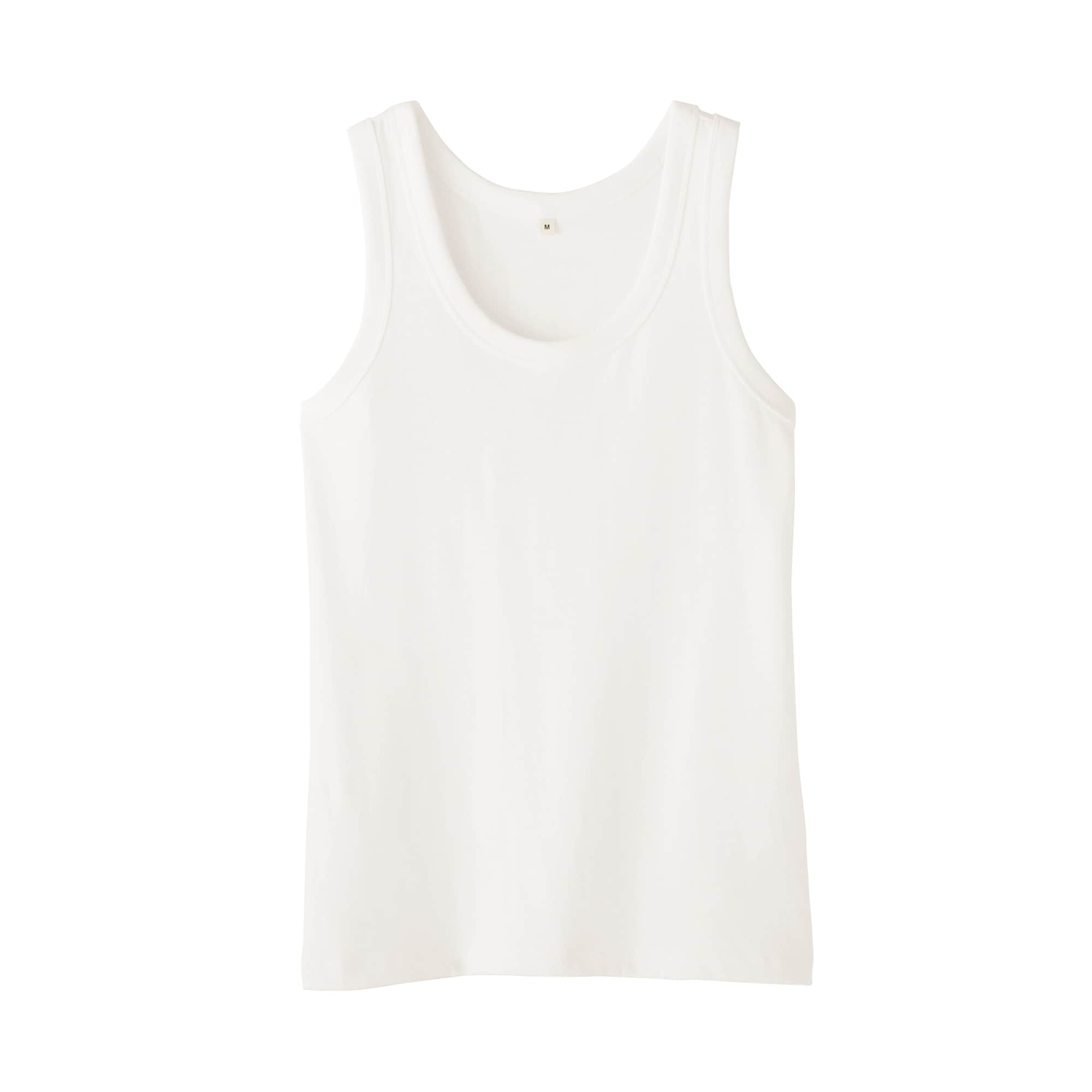 婦人　リネン混タンクトップ