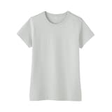 婦人　リネン混半袖Ｔシャツ