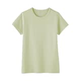 婦人　リネン混半袖Ｔシャツ