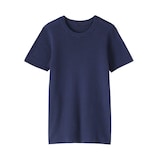 婦人　強撚コットンニット半袖Ｔシャツ