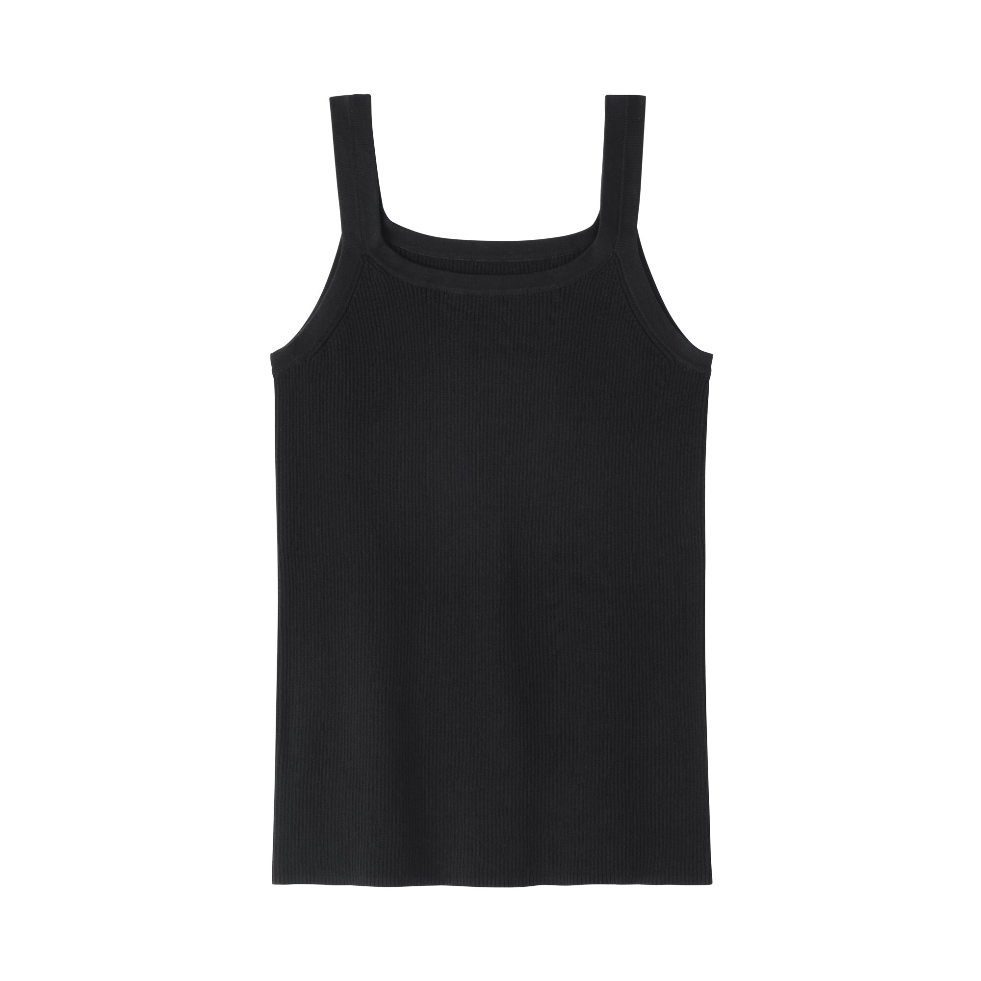 婦人　強撚コットンニットタンクトップ